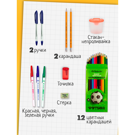 Набор школьника ПАНДАРОГ 35 предм.