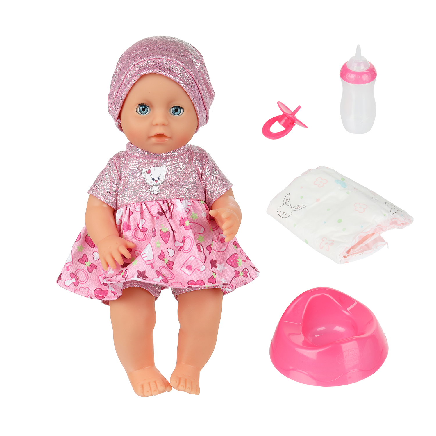 Кукла пупс Карапуз высота 25 см 388515 - фото 2