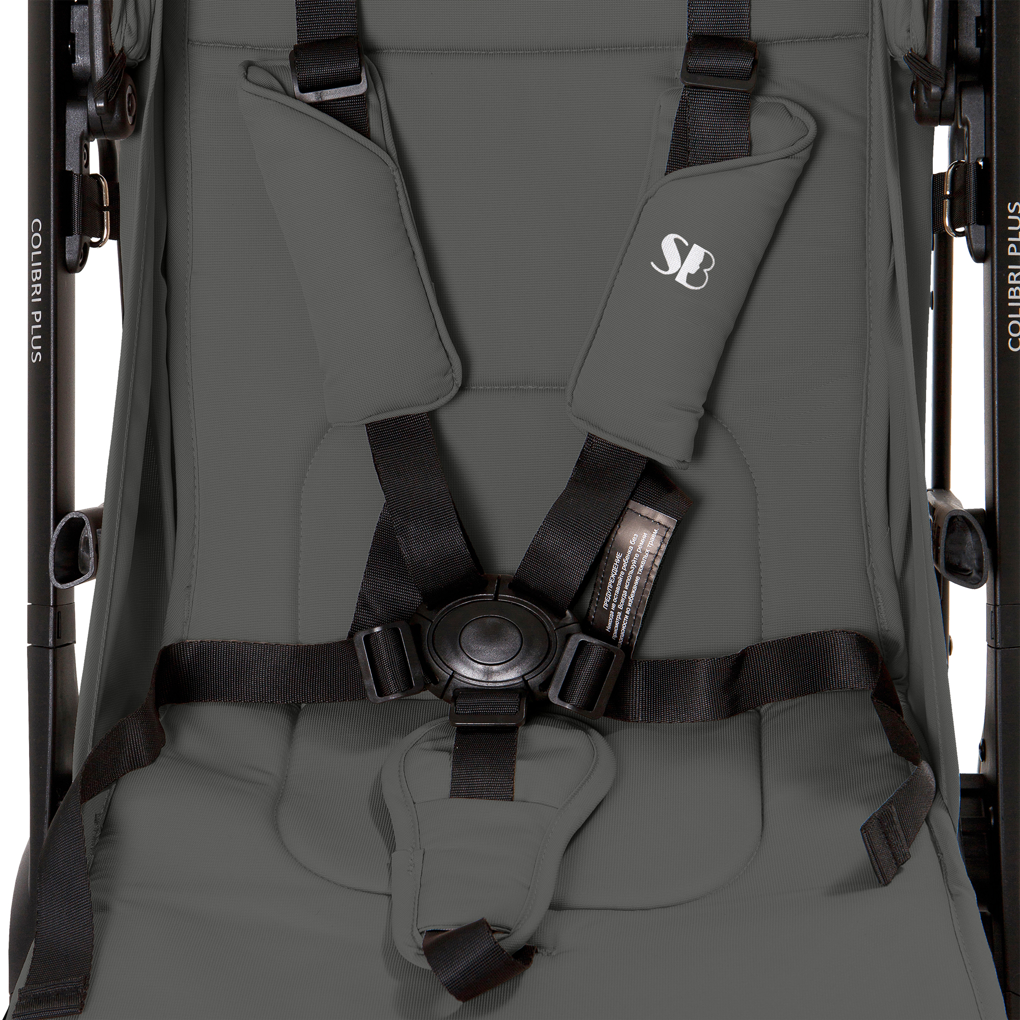 Коляска прогулочная Sweet Baby Colibri Plus Dark Grey серый - фото 26