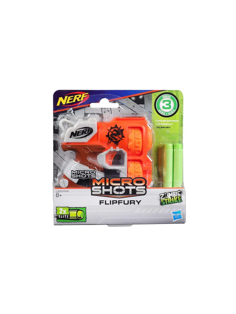 Бластер Nerf Micro Shots Blasters Flipfury - фото 2