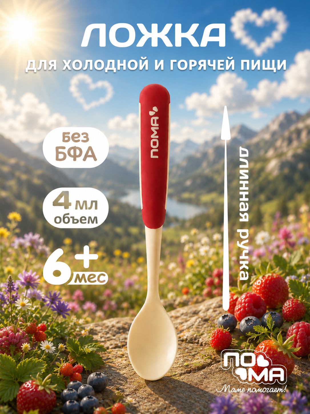 Ложка Пома для кормления 4 мл 2 предм. - фото 2