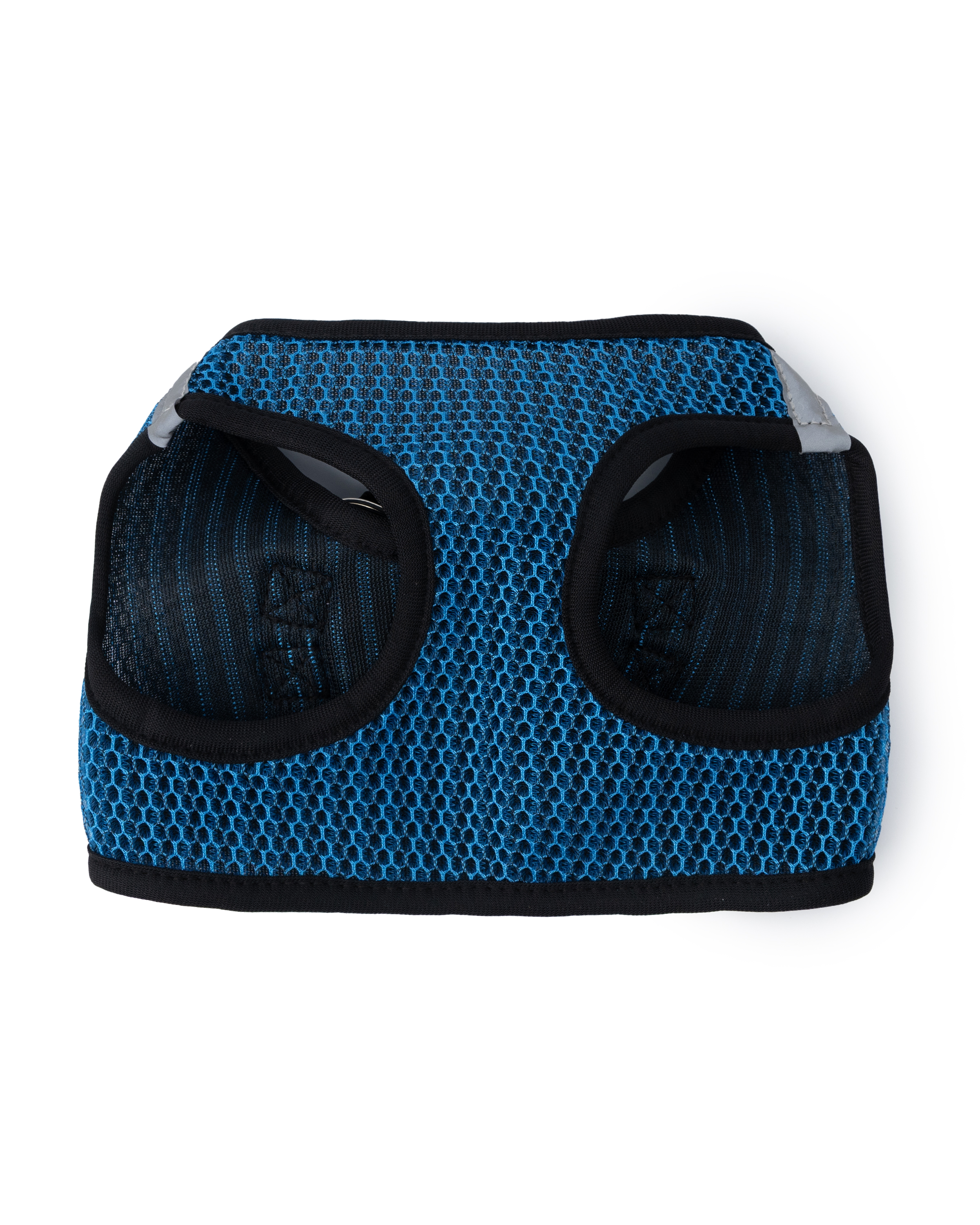 Шлейка-жилетка для собак Barbaks синяя сетка M 18*42-48см полиэстер - фото 4