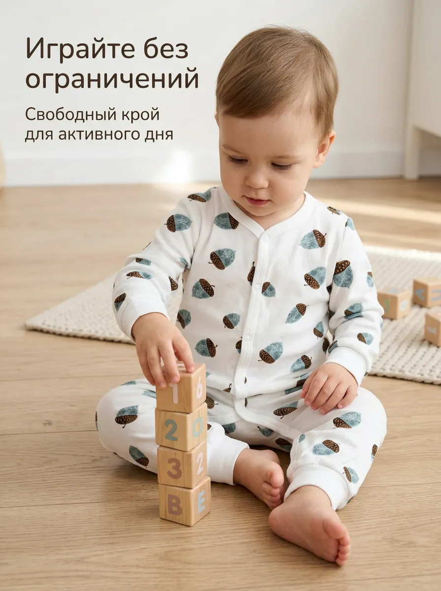 Комбинезон Milkymania 120желуди - фото 2