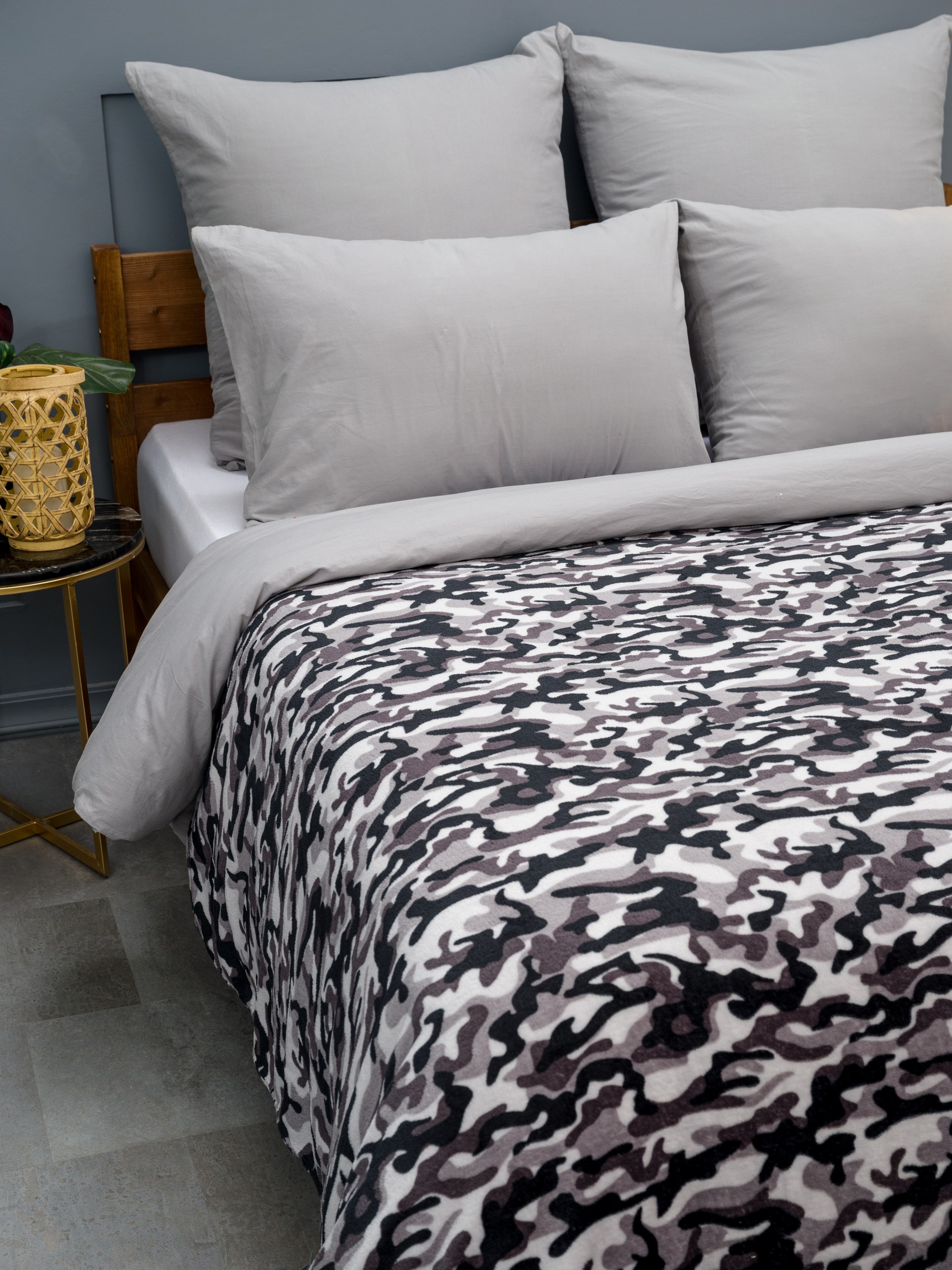 Плед PAVLine Аэро Софт Камуфляж 150 x 200 см - фото 5