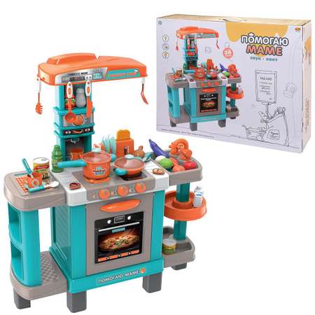 Игрушечная кухня Abtoys с аксессуарами: 38 шт.