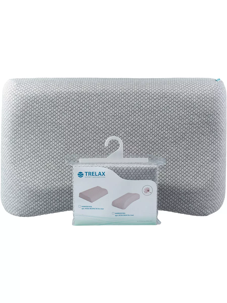 Подушка ортопедическая TRELAX Sola for man 35 x 60 см - фото 7