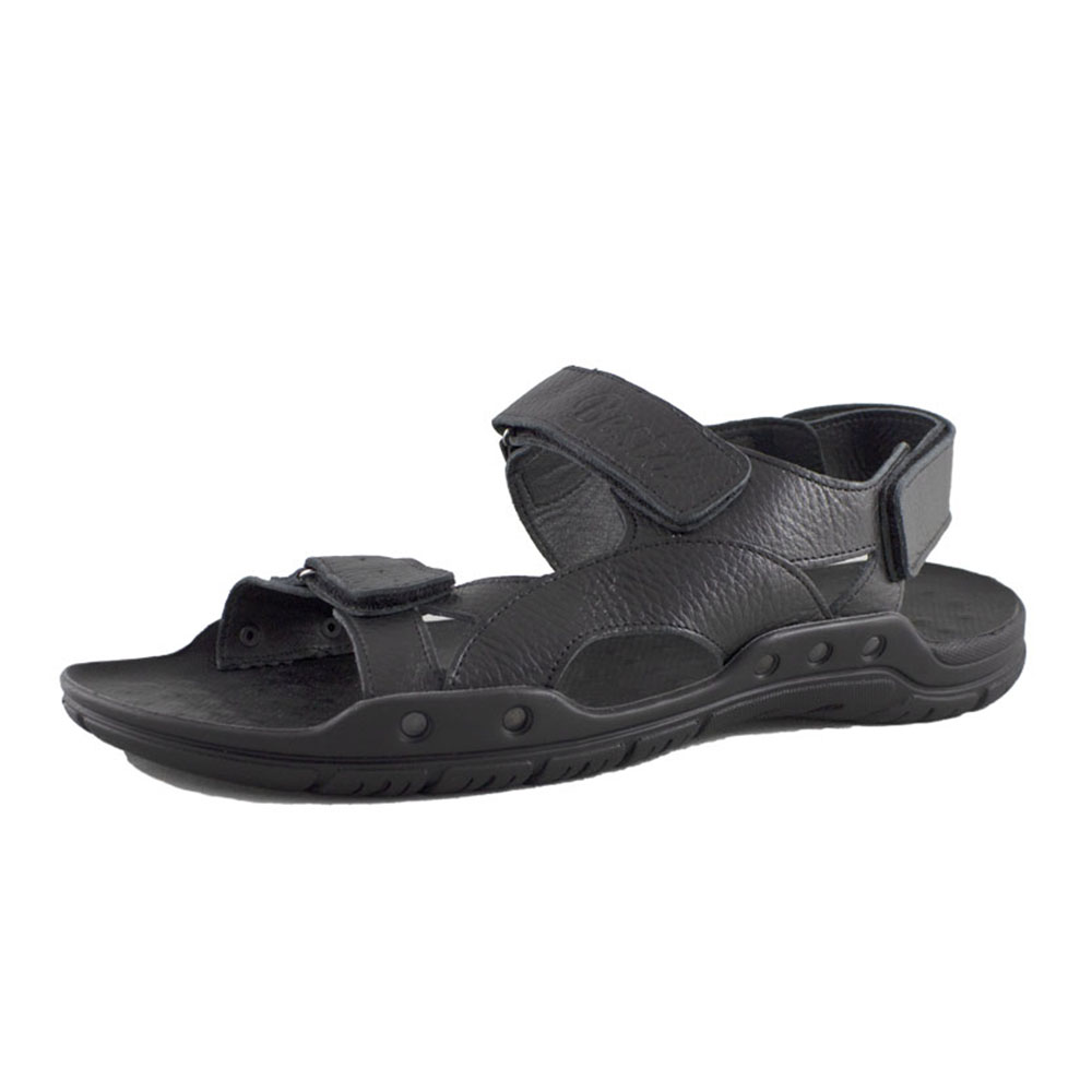 Сандалии BEST.A 124-1 BEST.A Сандалии для мальчика,черный кожа - фото 1