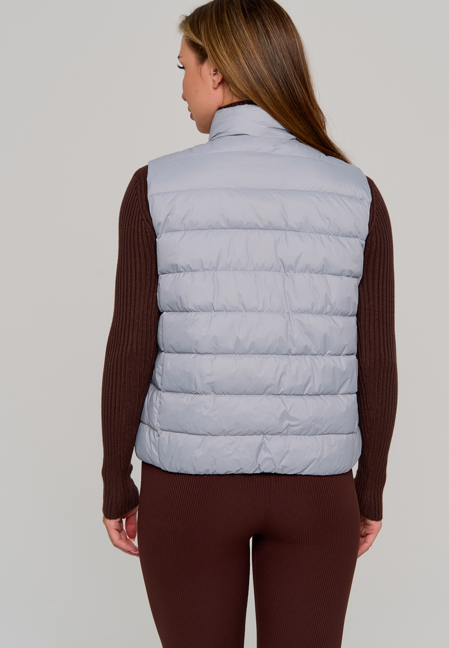 Жилет Stylish AMADEO AV-8508-светло-серый - фото 2