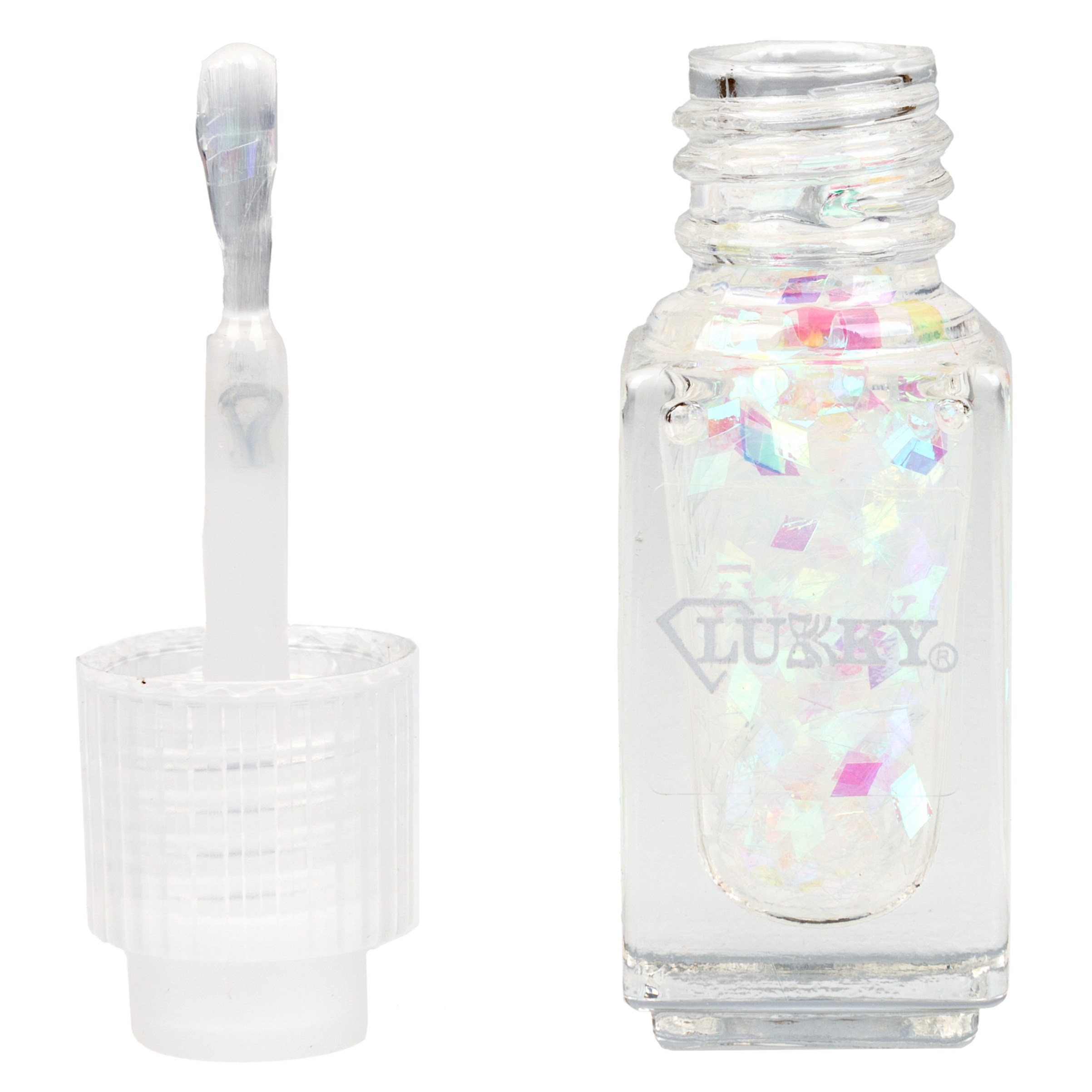 Лак для ногтей 2 шт. LUKKY Diamond Duet двойные розовый 4 мл - фото 5