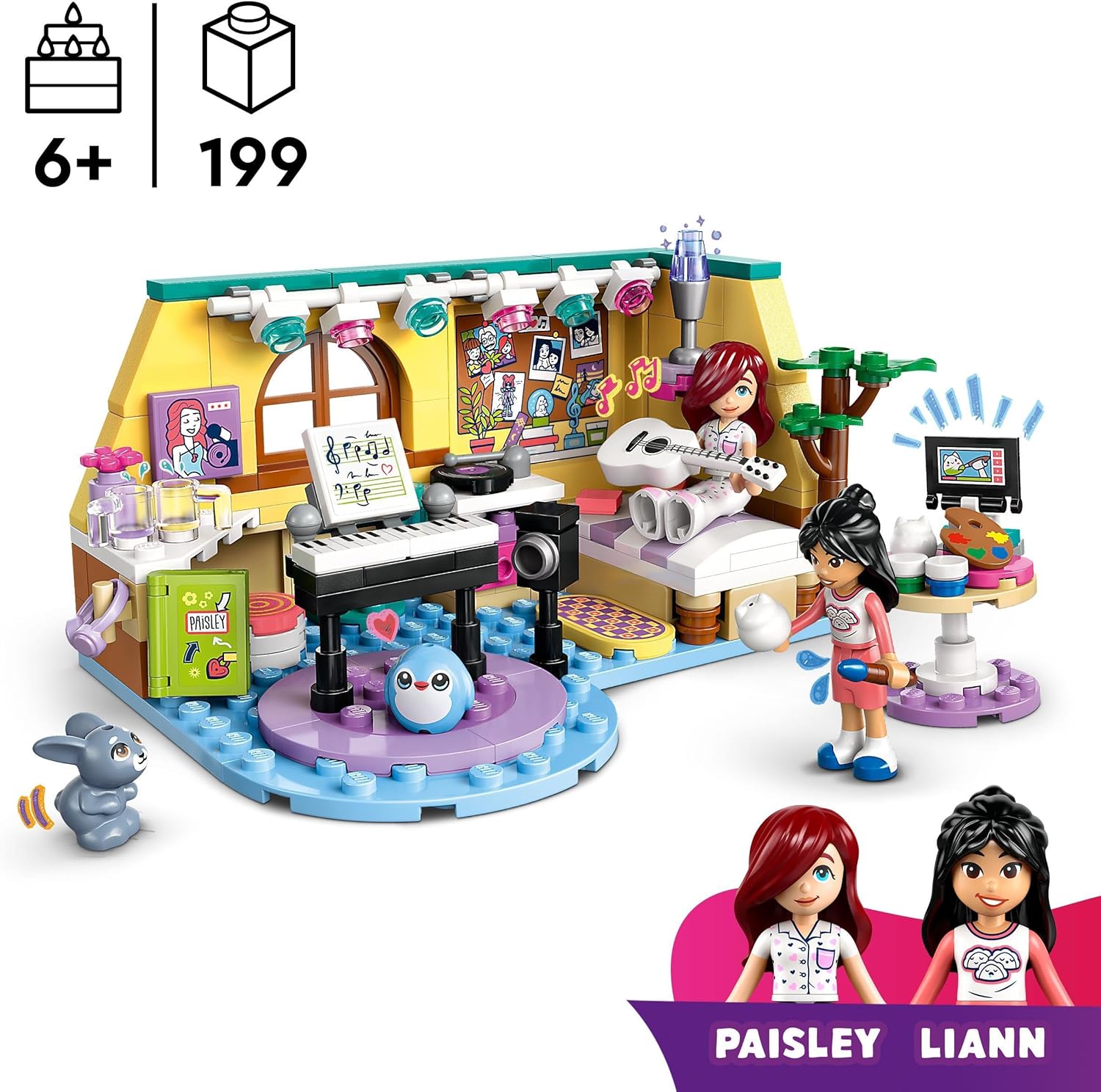 Конструктор LEGO Friends Комната Пейсли блочный - фото 2