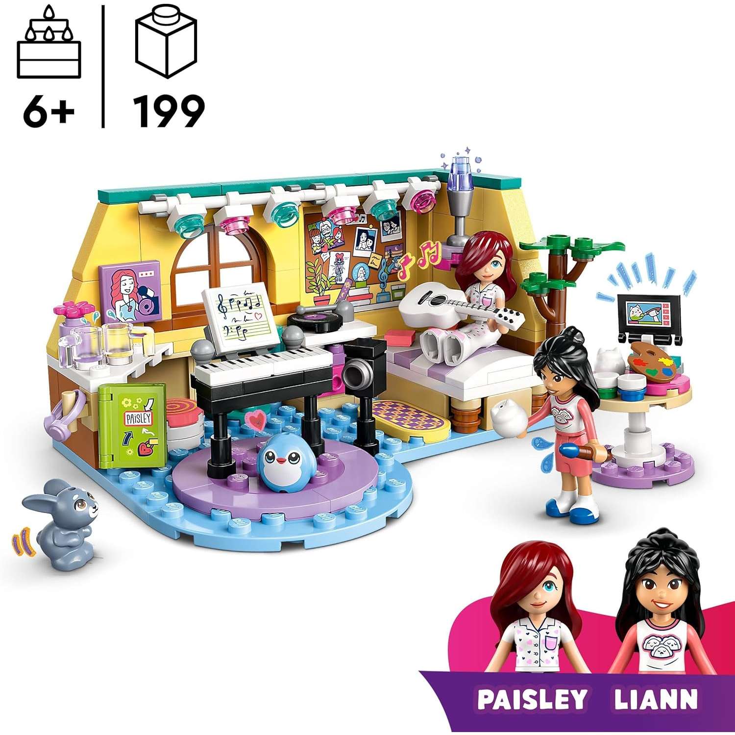 Конструктор LEGO Friends Комната Пейсли блочный - фото 2