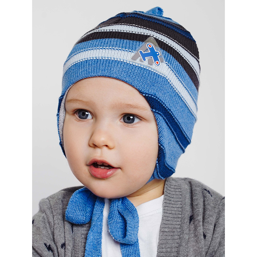 Шапка ПриКиндер B-Sp2148 Цвет: Джинса - фото 11