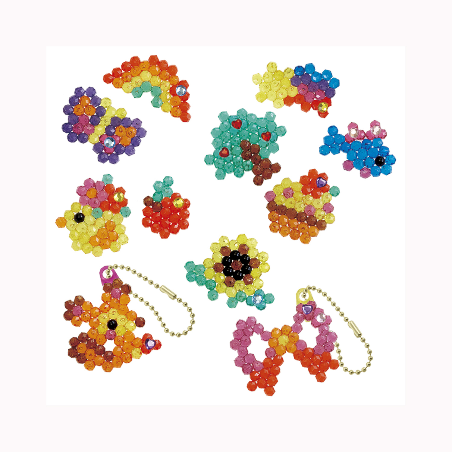 Аквамозаика Aquabeads Потрясающие брелочки - фото 2