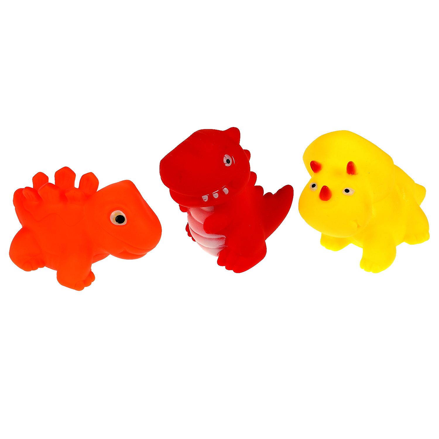 Изображение товара Игрушка для ванны Динозаврики 3 шт ТМ Капитошка для детей от 3 лет