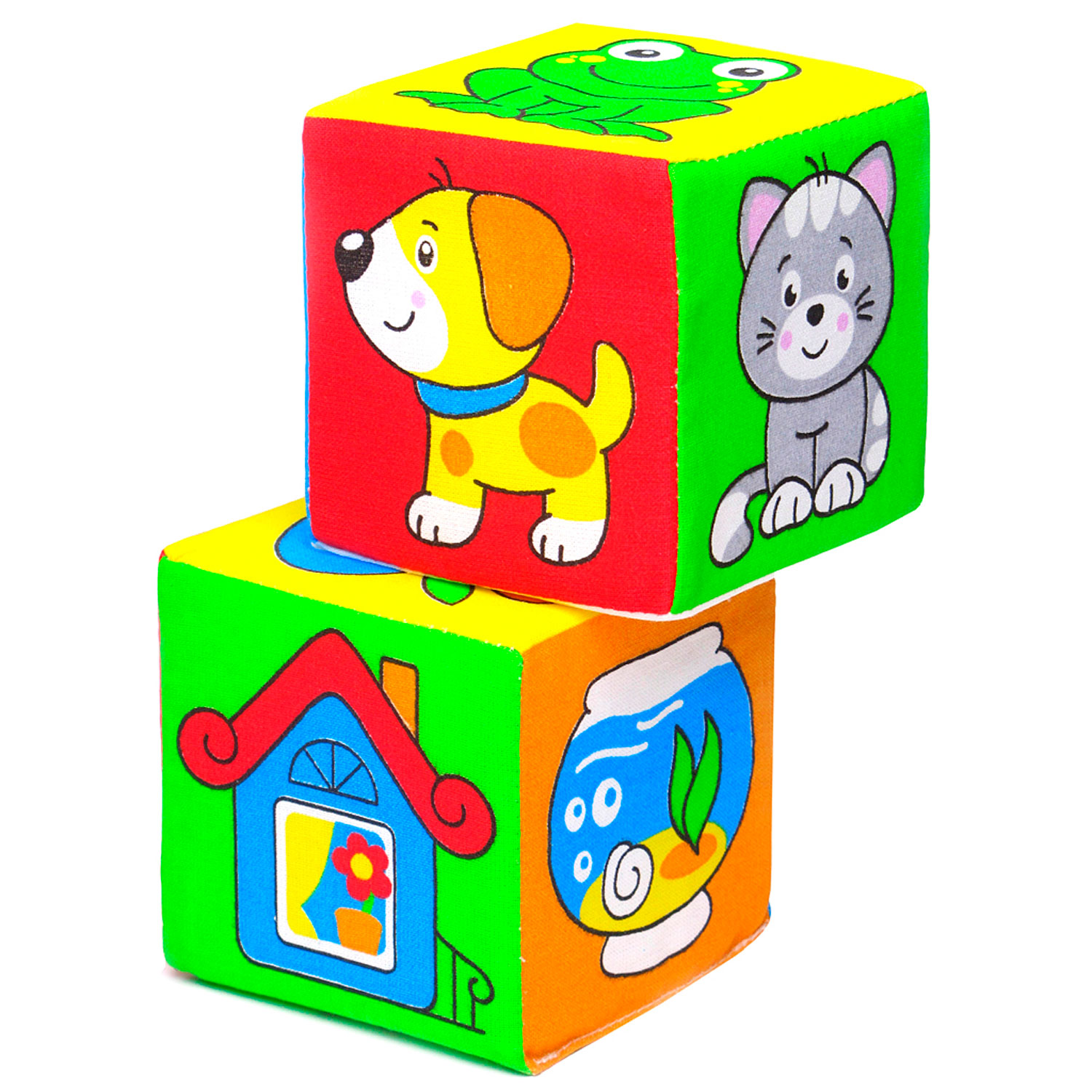 Игрушка Мякиши кубики Чей домик - фото 8