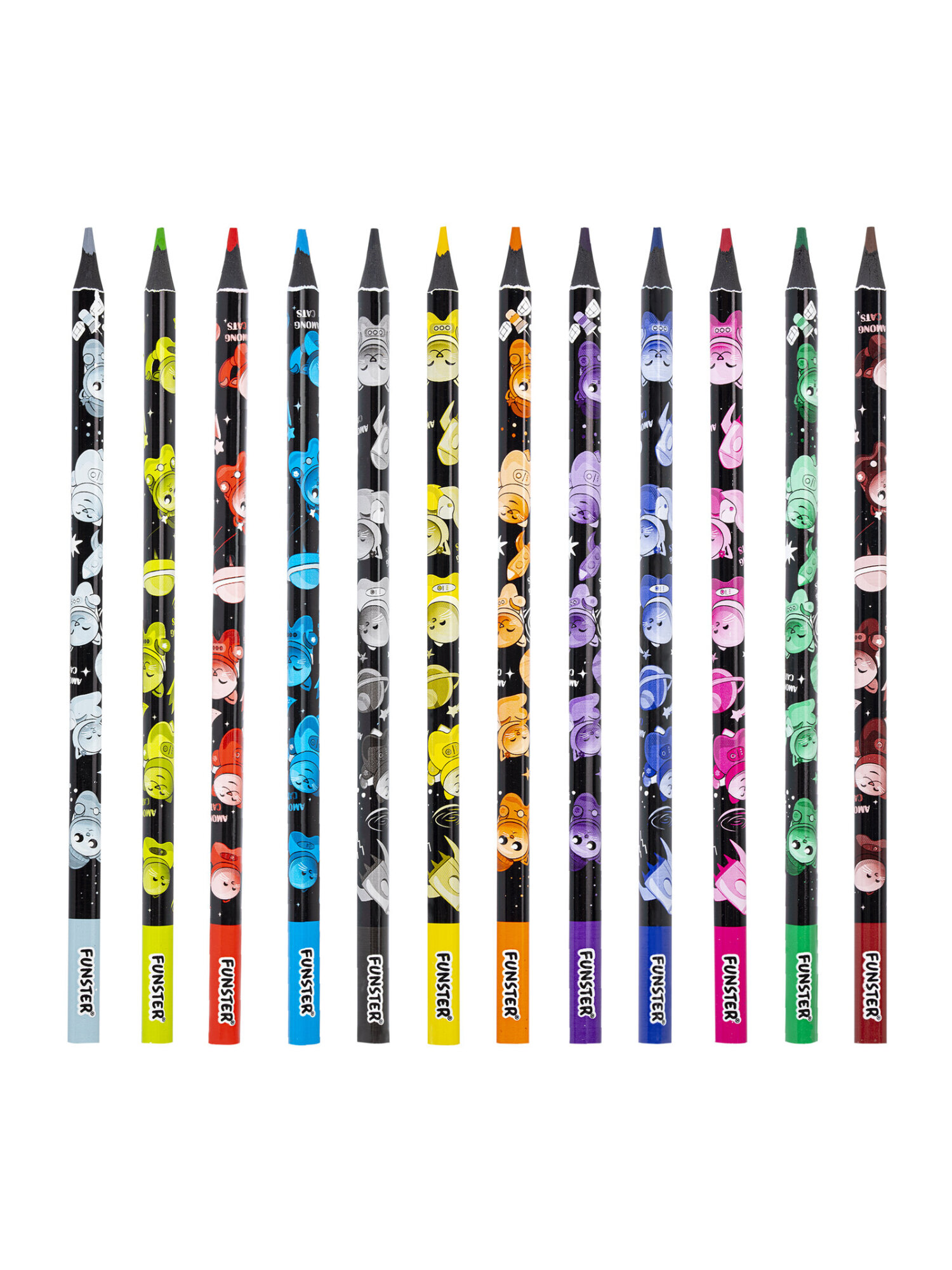Карандаши цветные Funster 12 шт. - фото 14