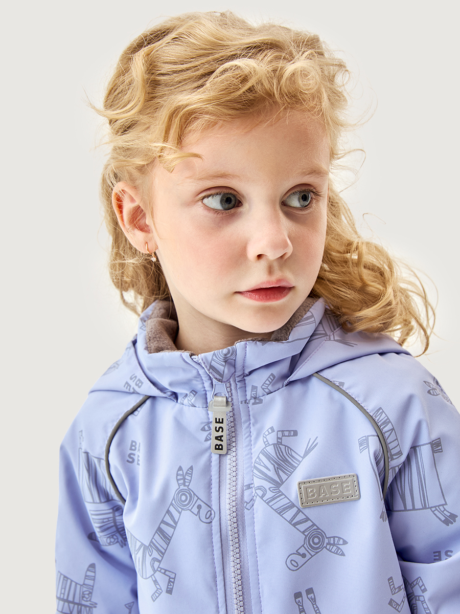 Комбинезон BASE by NIKASTYLE б8м10426 лаванда/серый - фото 6