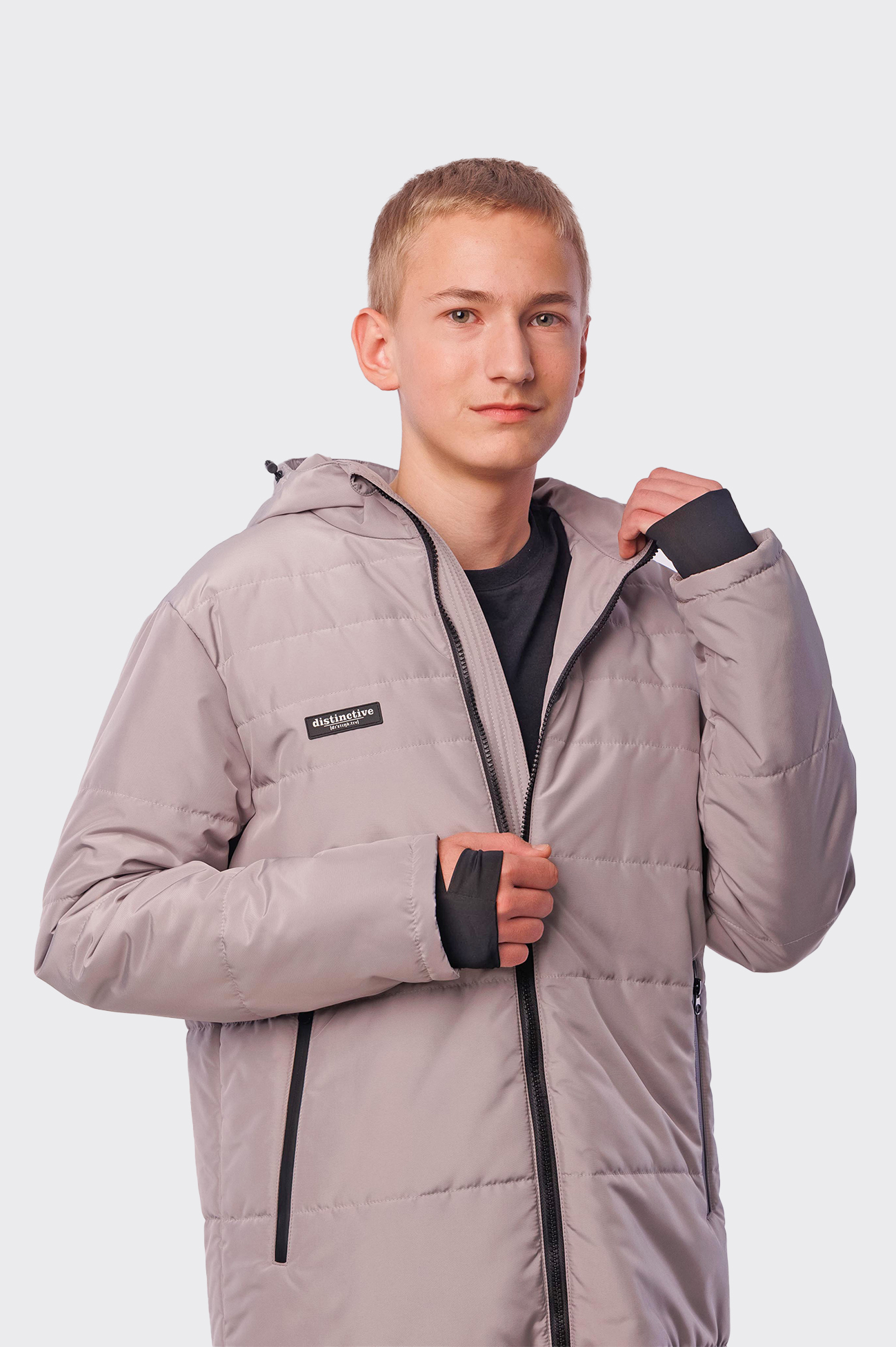 Куртка Potomok 3spr24-045сер - фото 3
