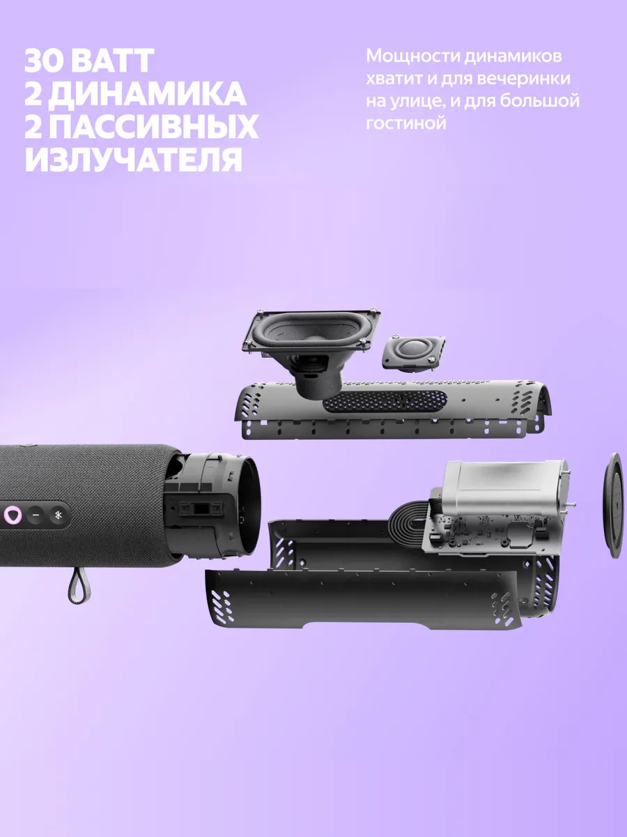 Колонка умная, bluetooth Яндекс Станция Стрит - фото 3