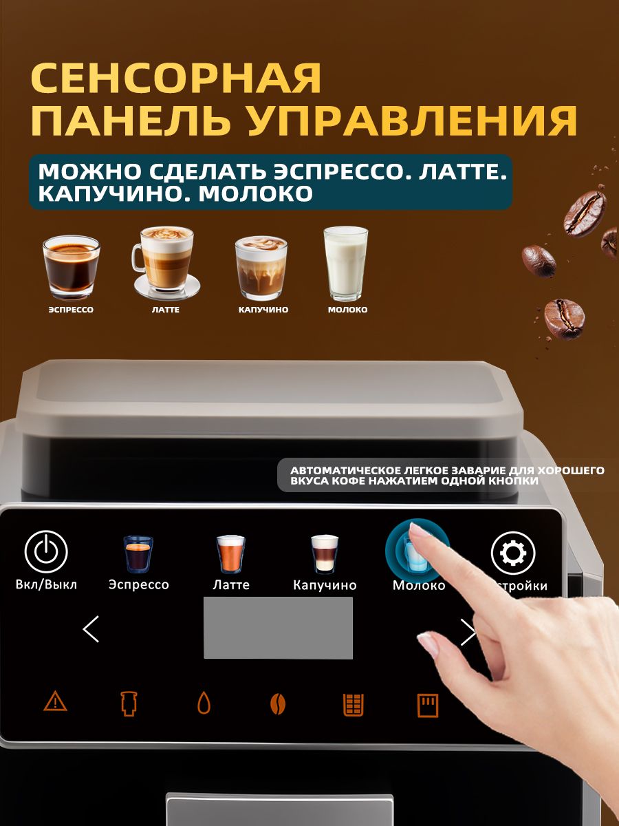Автоматическая кофемашина 1,2 л 1250 Вт Oulemei OLM-KFA025 - фото 5
