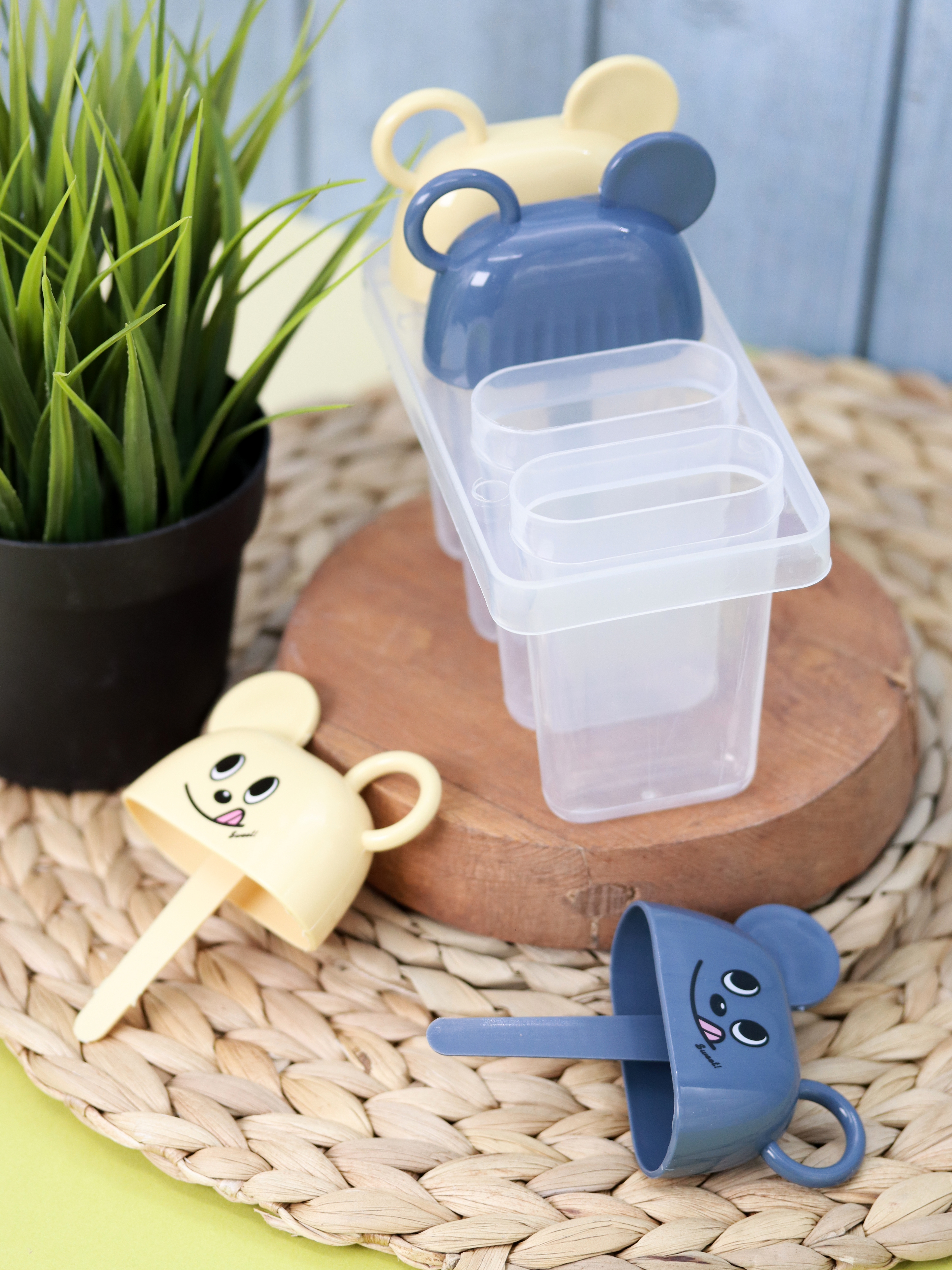 Формочки для мороженого iLikeGift Mouse yellow-blue - фото 5