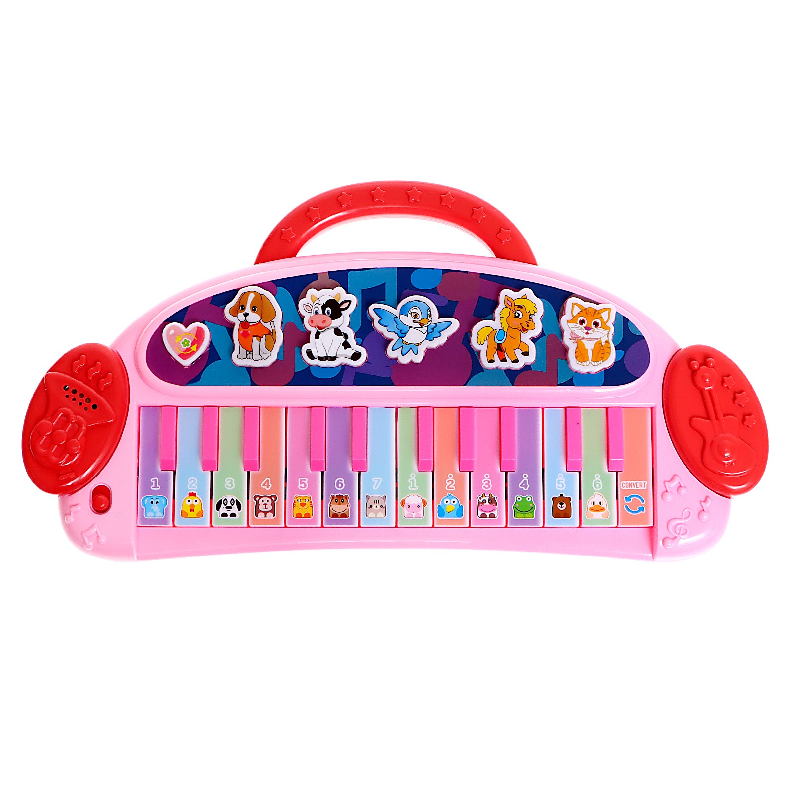 Игрушка музыкальная Sima-Land Весёлые зверята пианино - фото 2