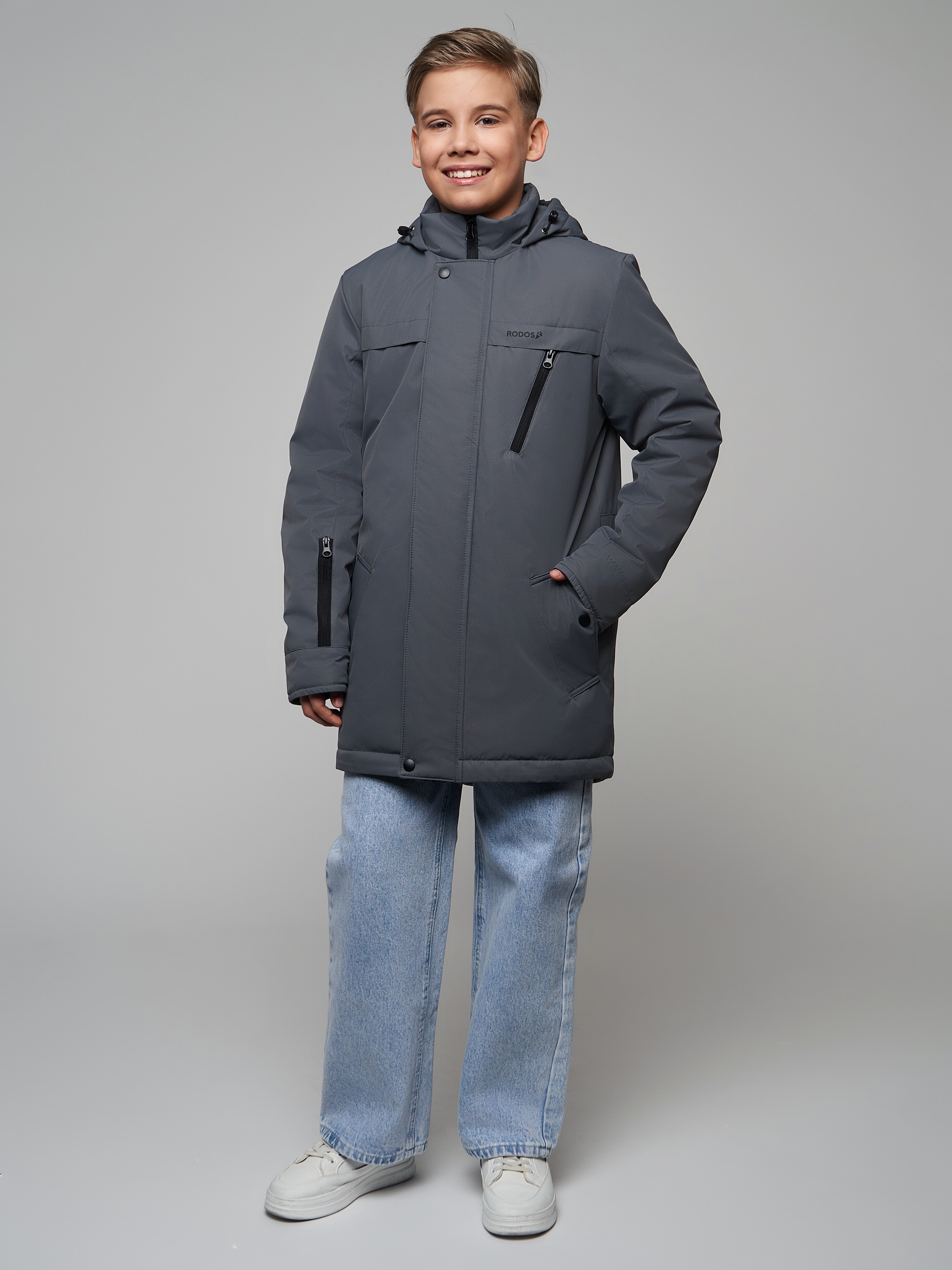 Парка RODOS М-305/серый - фото 17