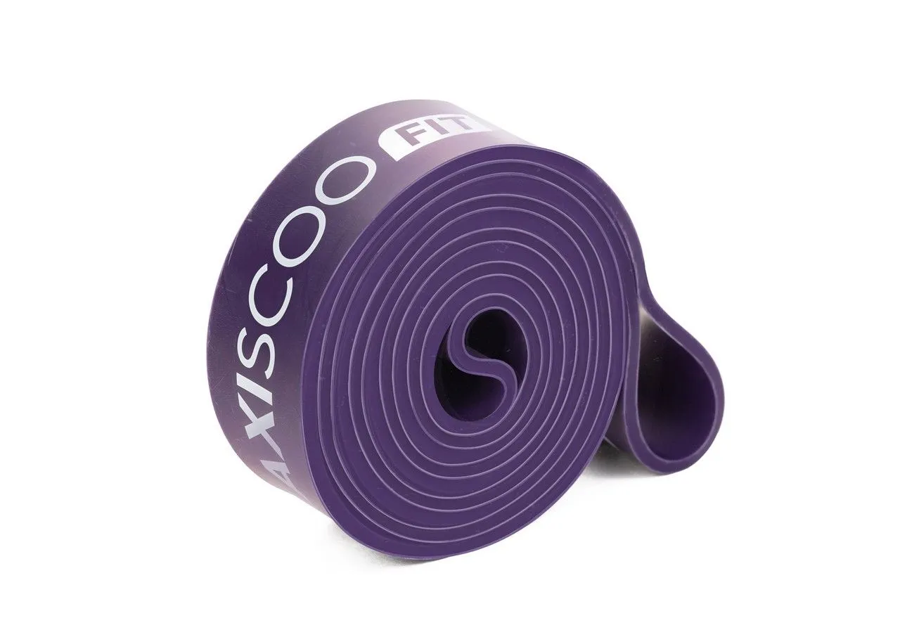 Эспандер ленточный MAXISCOO FIT 45–55 кг, фиолетовый - фото 1