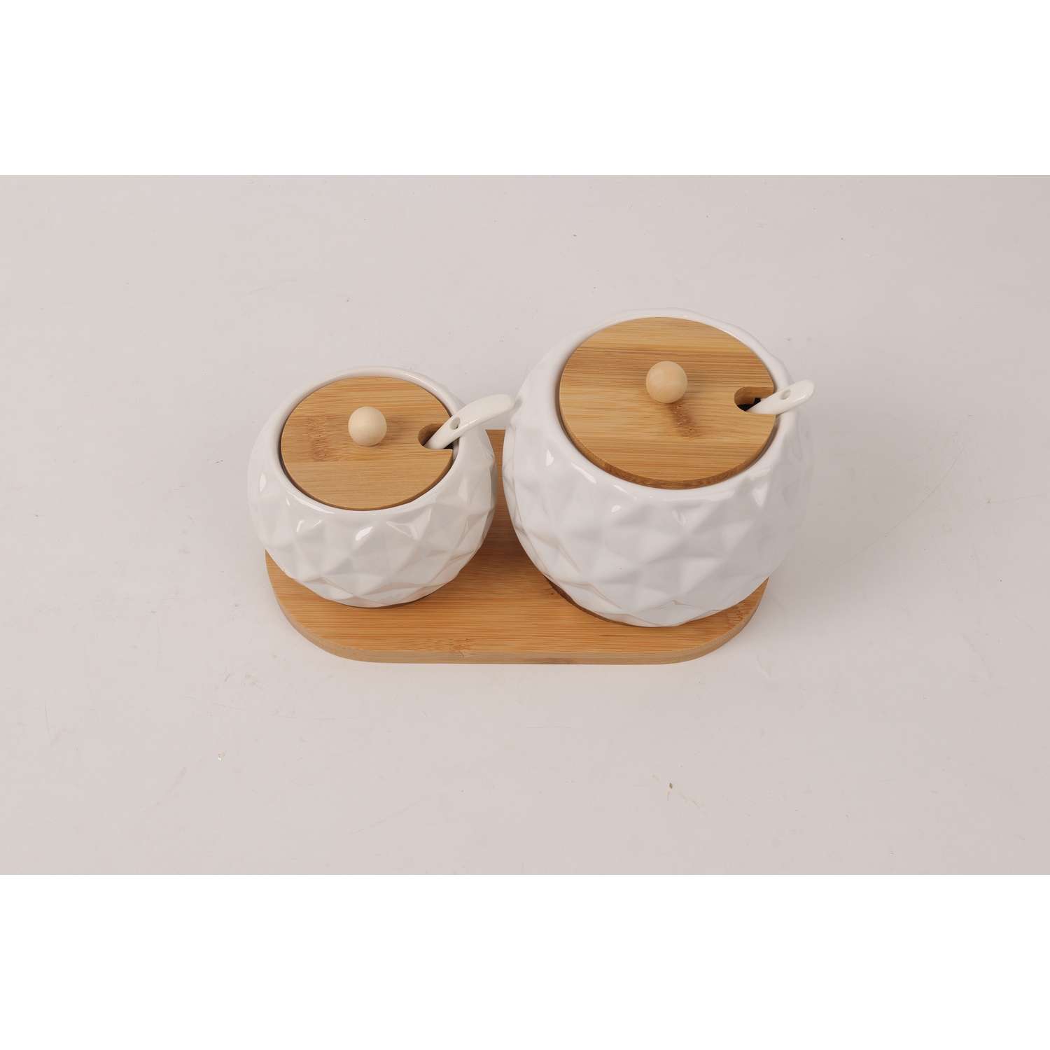 Набор керамических баночек ё для специй 2шт - фото 3