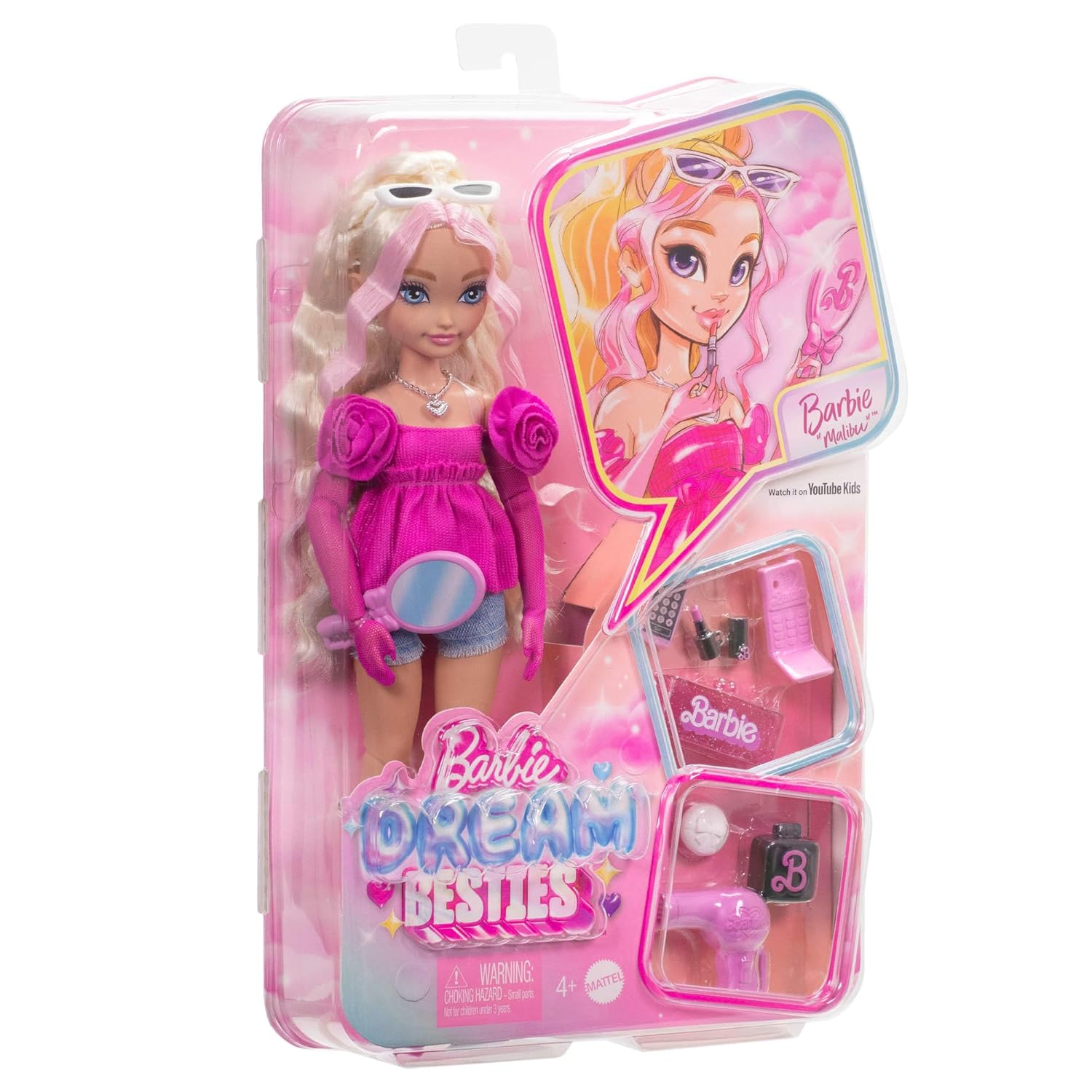 Кукла модельная Barbie Малибу HYC21 - фото 5