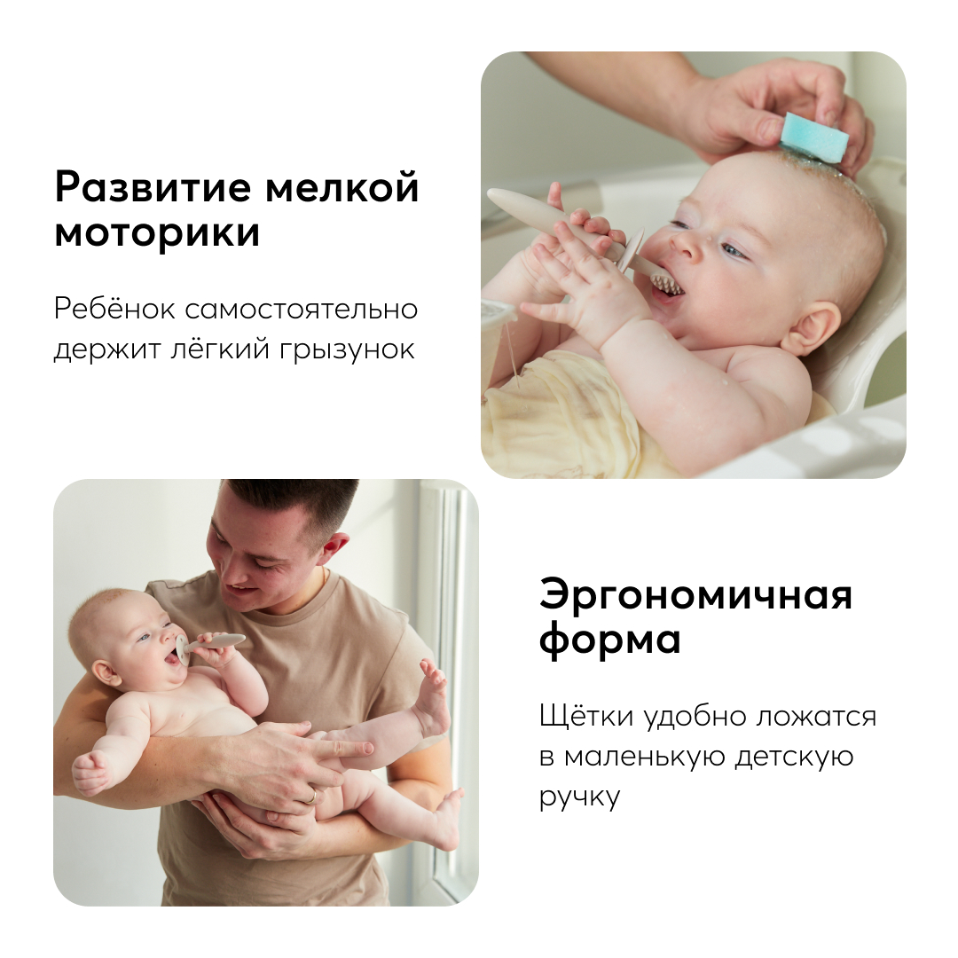 Зубная щетка классическая Happy Baby - фото 2