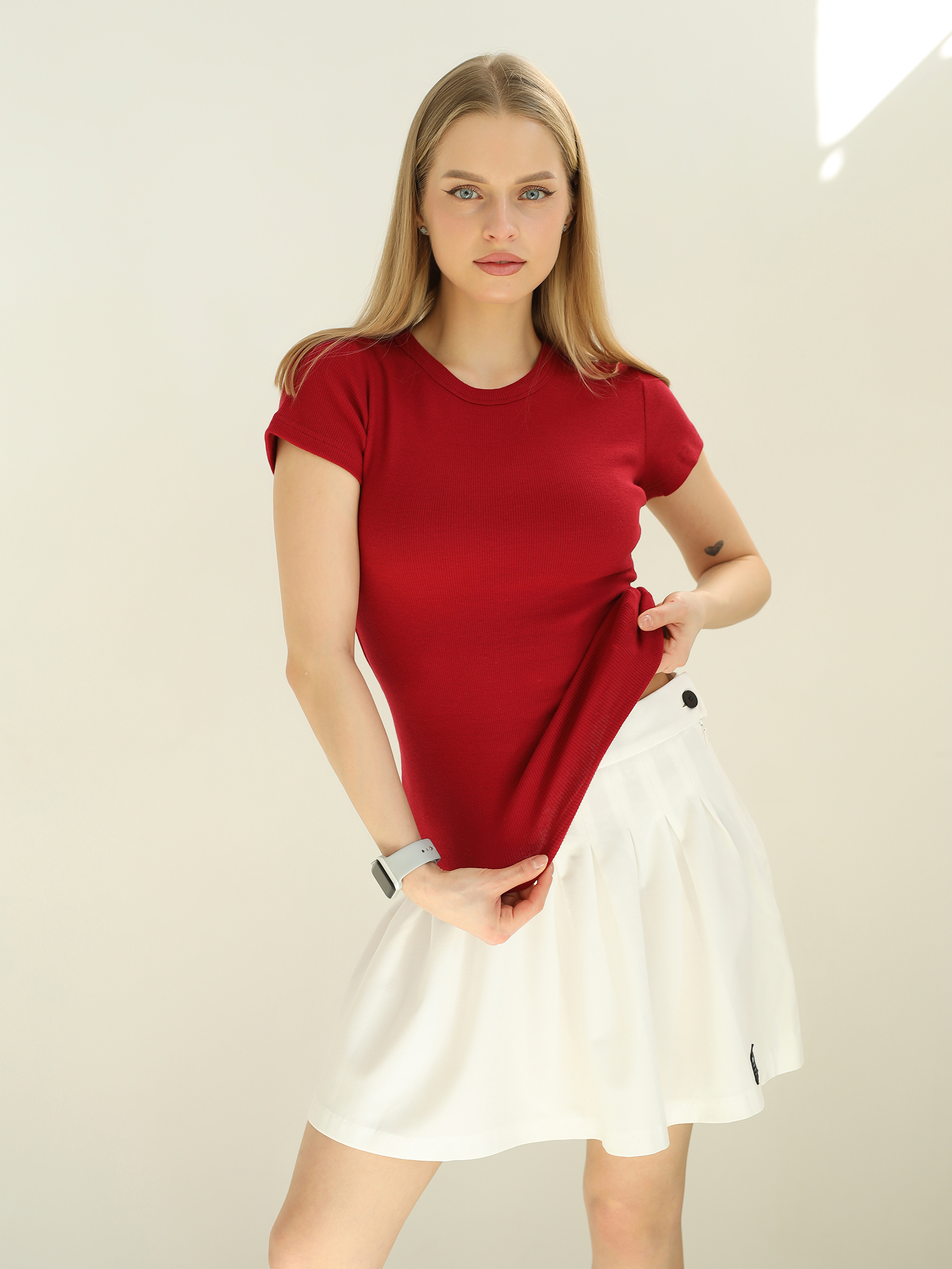 Футболка Натали Суслова 14511 бордовый - фото 8