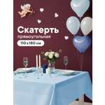 Скатерть одноразовая полиэтиленовая VILINA голубая