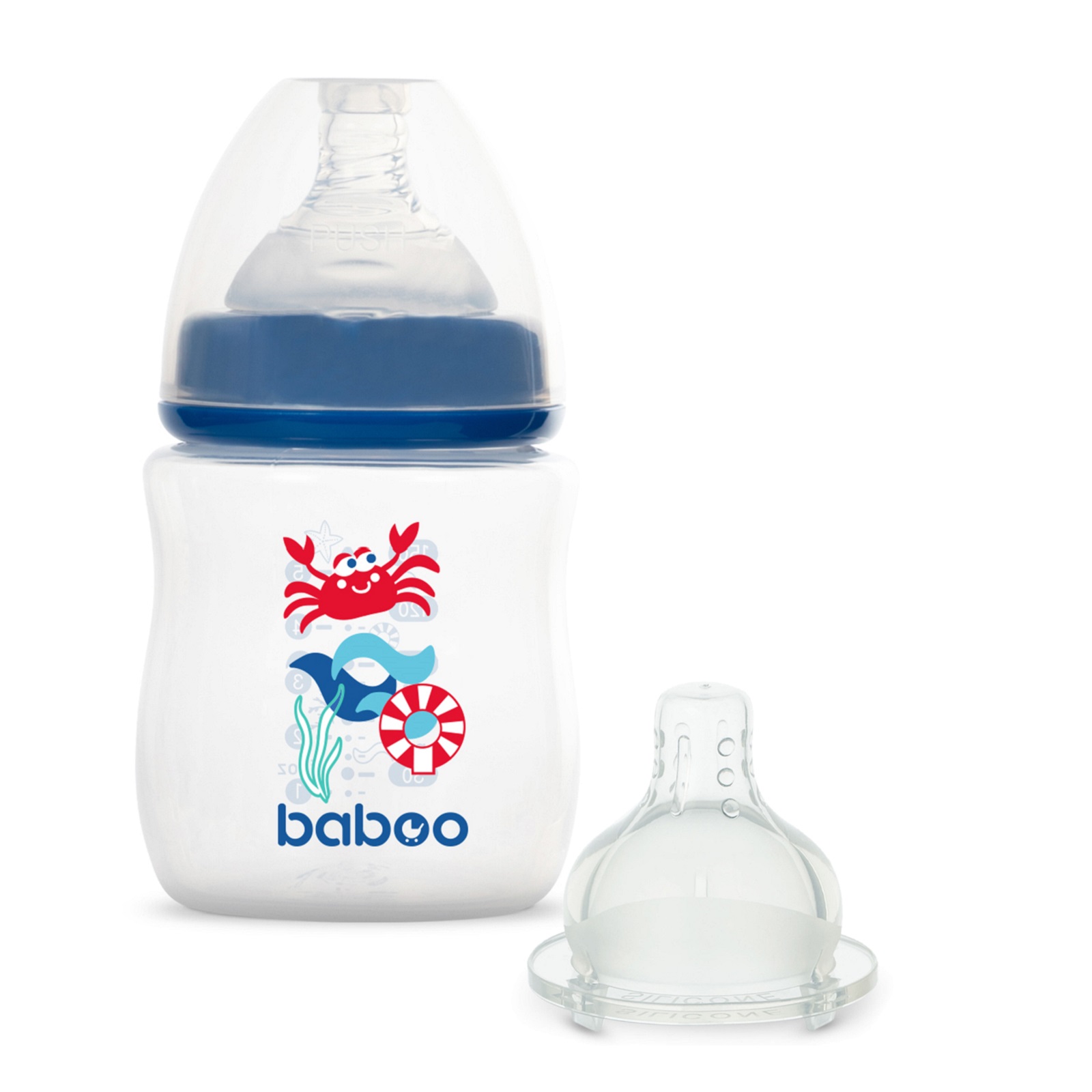Бутылочка BABOO 150 мл 1 шт. - фото 1