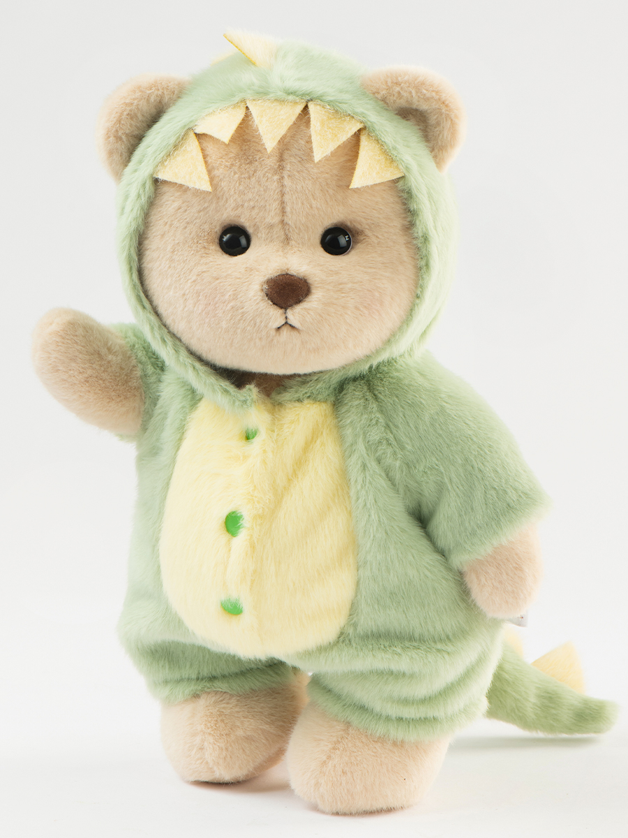 Мягкая игрушка TeddyTales Медведь костюм Динозавра M - фото 2