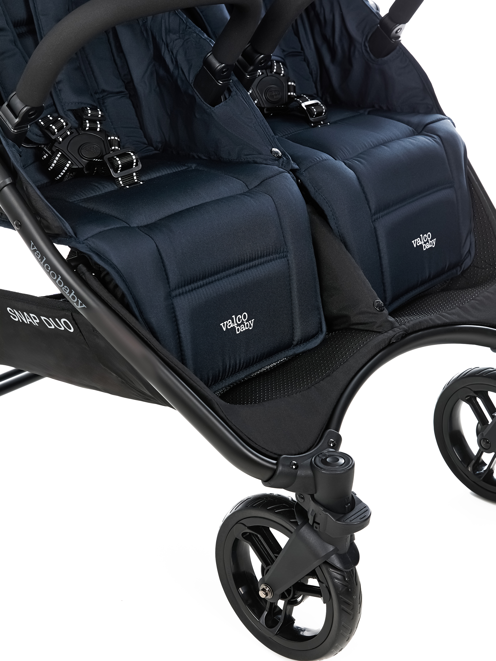 Коляска прогулочная для двойни Valco baby Snap Duo Flatt Matt синий - фото 20