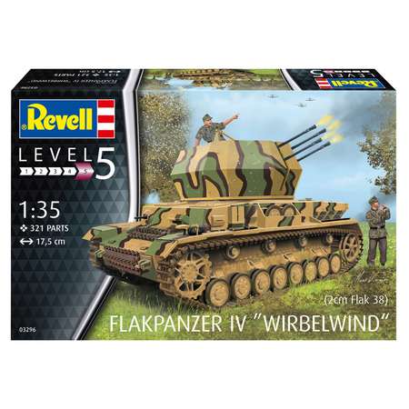 Сборная модель Revell Германская зенитная самоходная установка Flakpanzer IV Wirbelwind