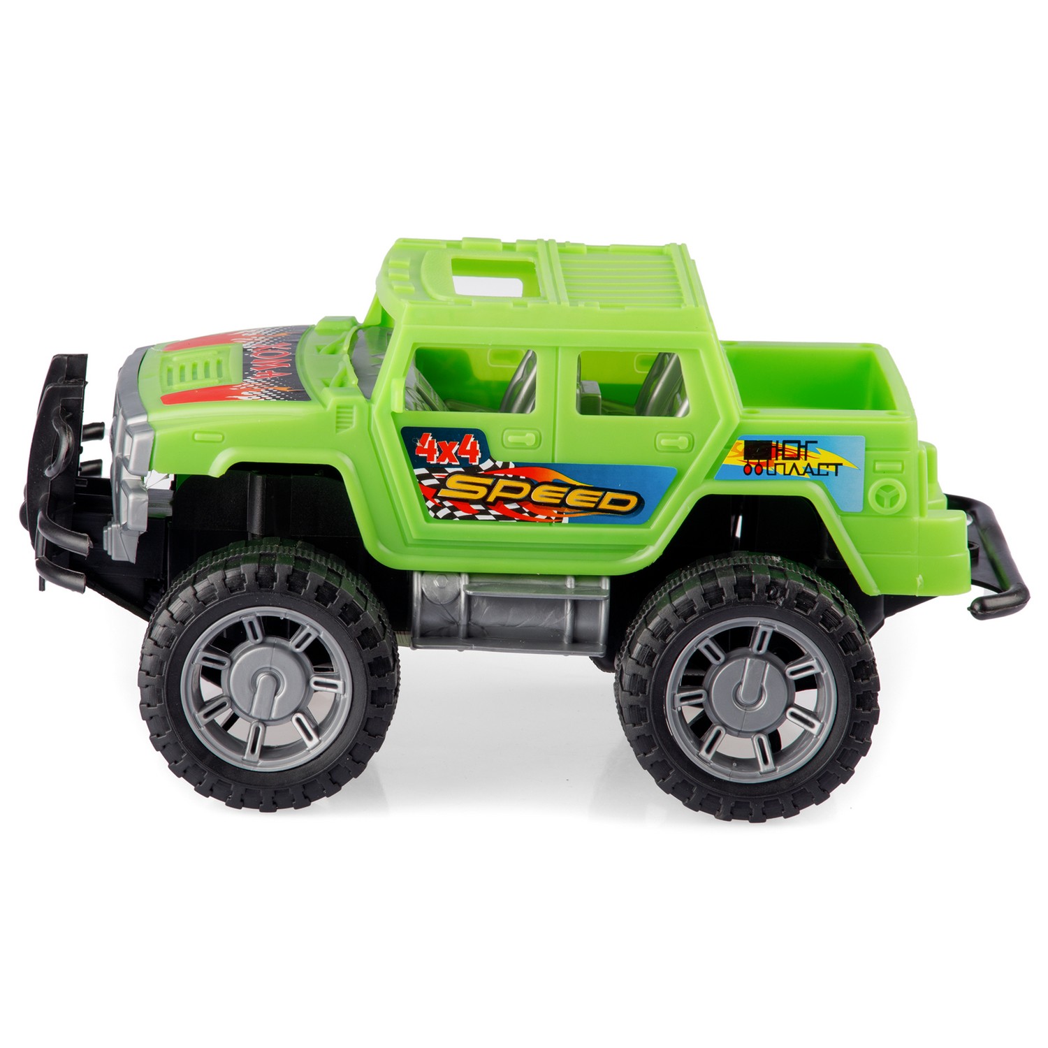Автомобиль Юг-Пласт Jeep 1:24 7050зеленый - фото 5