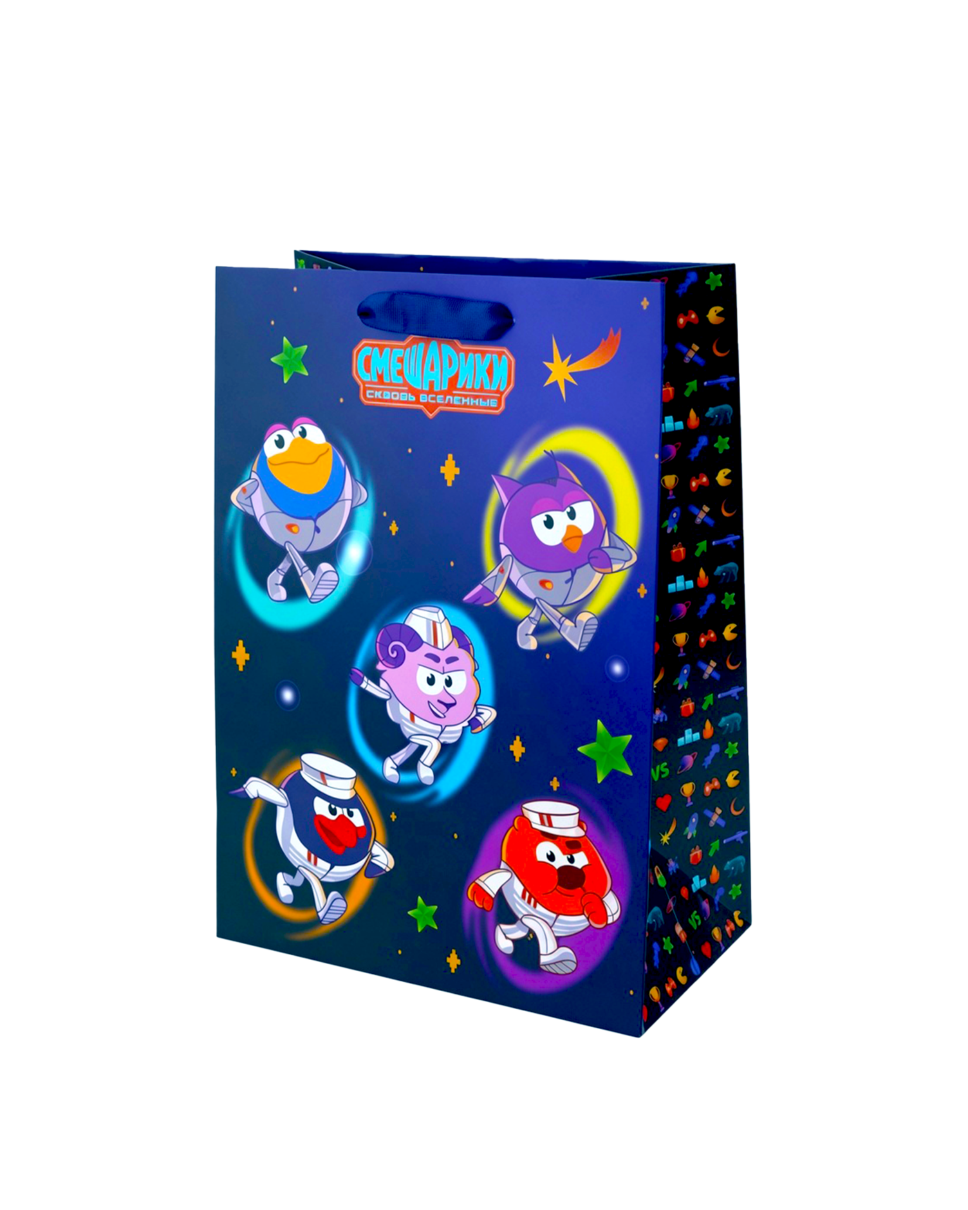 Пакет подарочный ND PLAY Смешарики 1 26*36*15см - фото 2