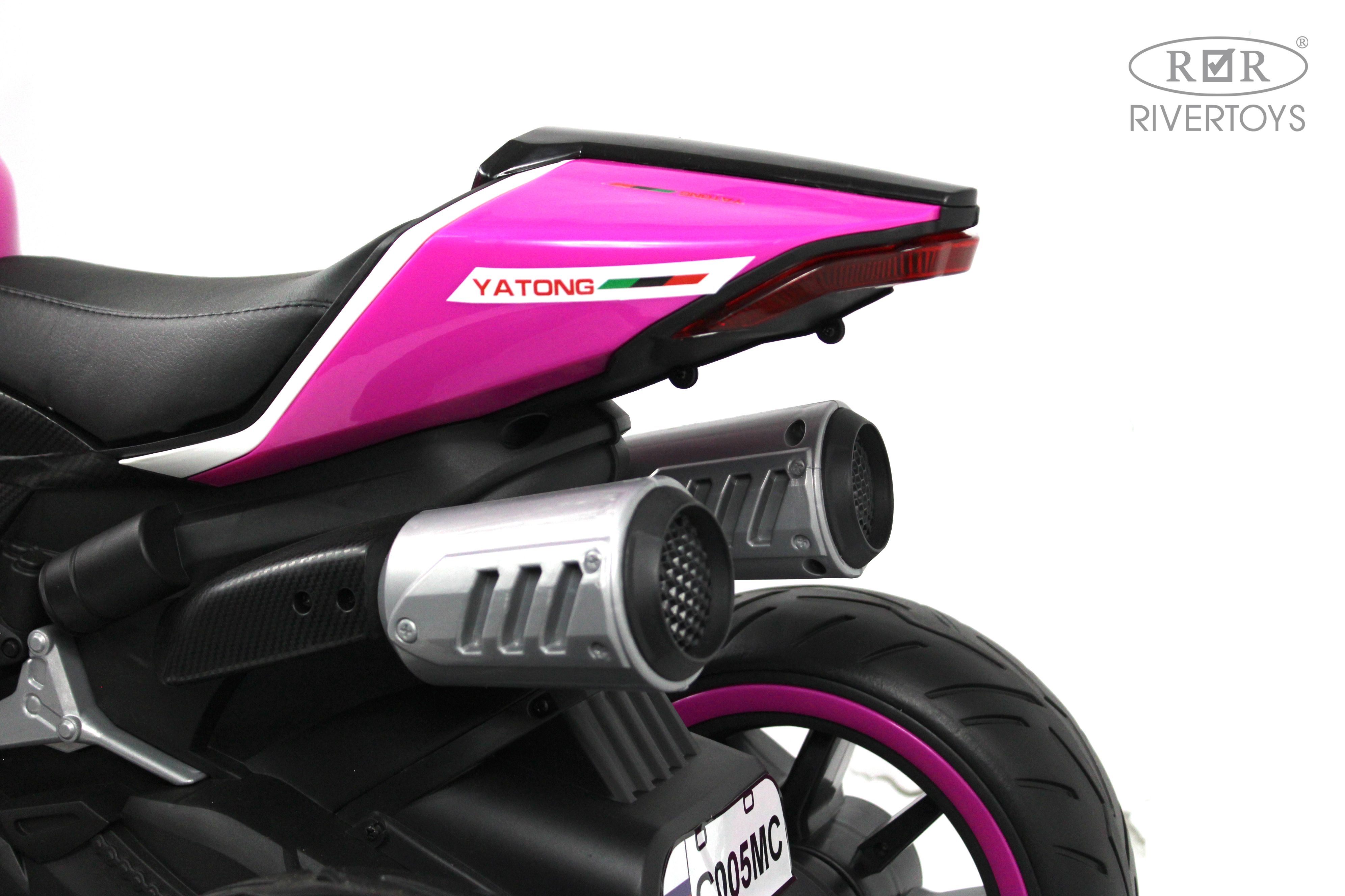 Электромобиль RIVERTOYS C005MC-PINK - фото 14