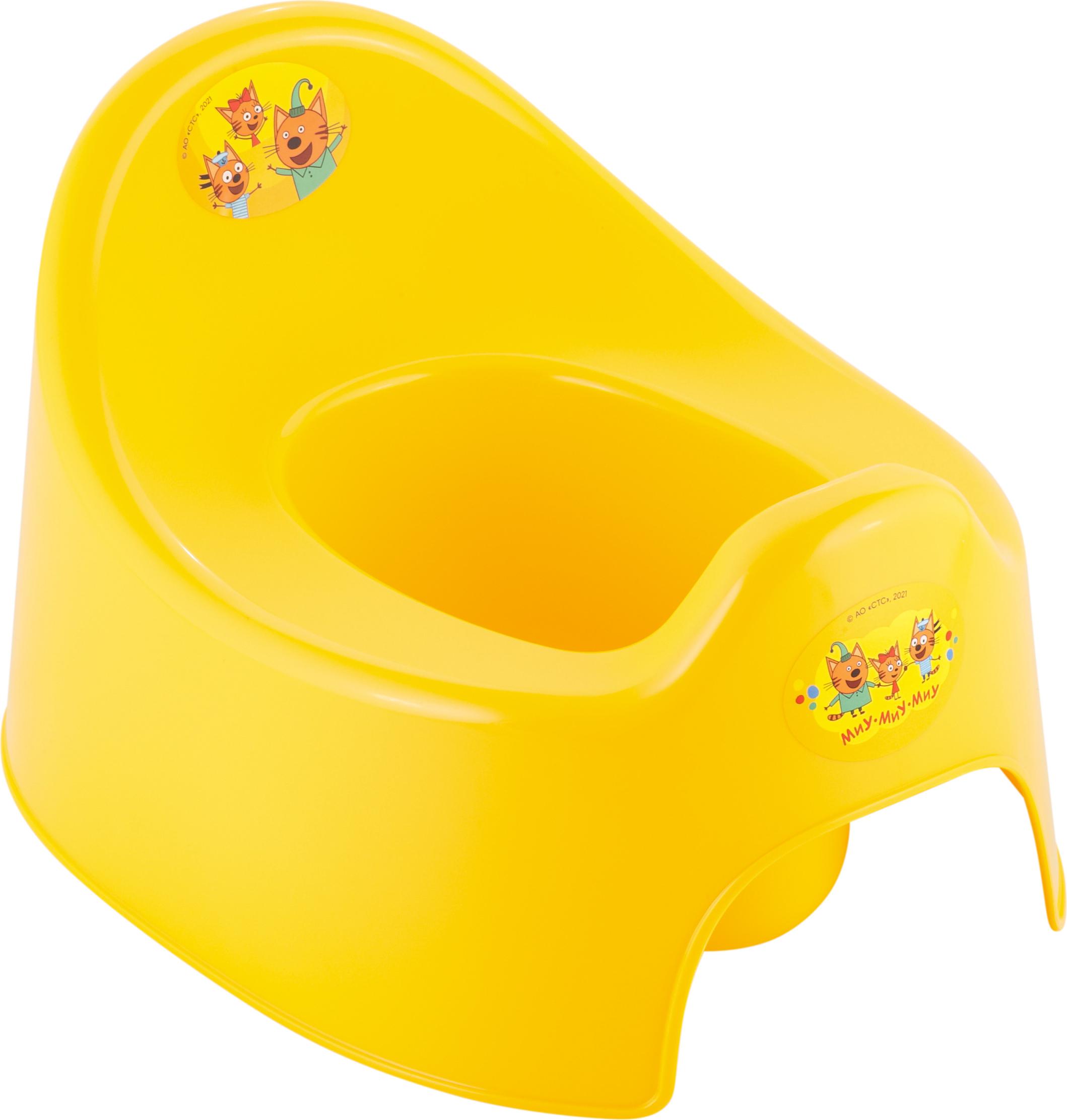 Горшок PLASTIC REPABLIC baby желтый - фото 3