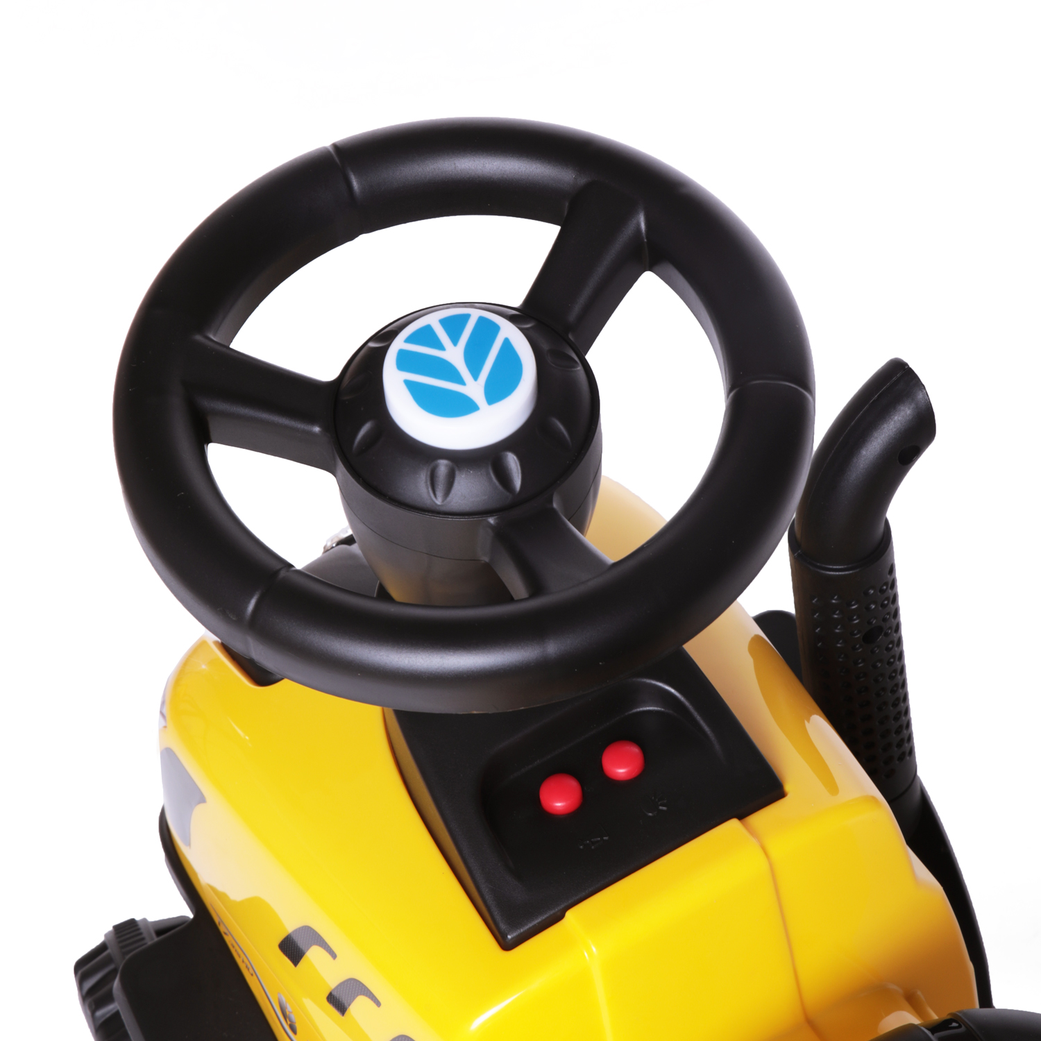 Каталка BabyCare Holland Tractor желтый - фото 10