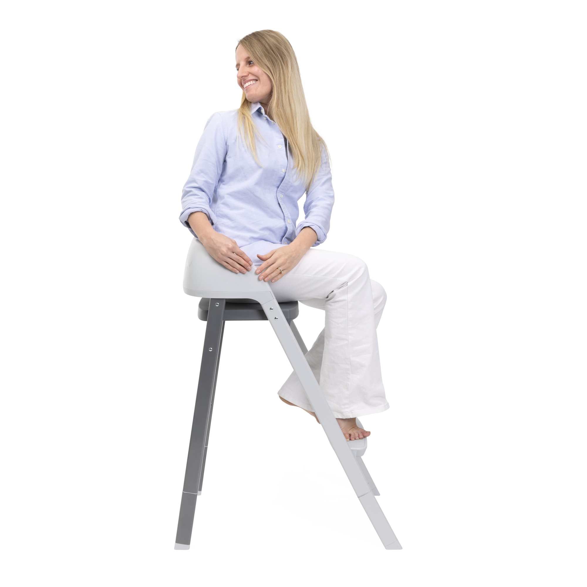 Стульчик для кормления Chicco Crescendo Up 3-в-1 темно-серый серый - фото 13