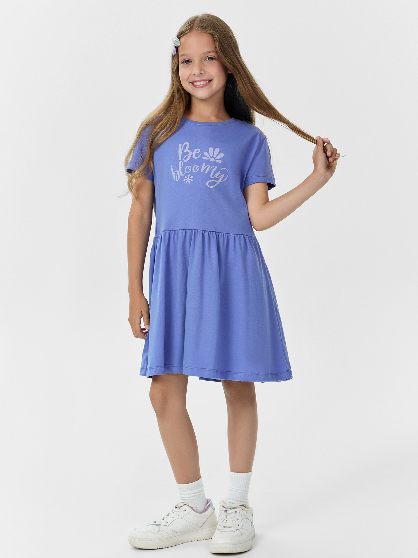 Платье Mark Formelle (Марк Формэль) 157793/лаванда +печать - фото 4