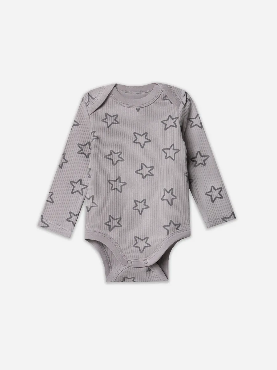 Боди 2 шт Mark Formelle (Марк Формэль) 13018-2/барашки на абрикосовом +звездочки на сером - фото 13