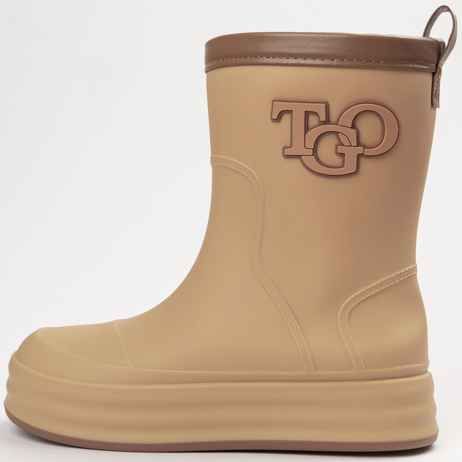 Резиновые сапоги TikkaGo 7B02_2025-05_beige-brown - фото 4