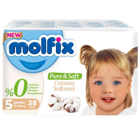 Подгузники Molfix 5 38 шт.