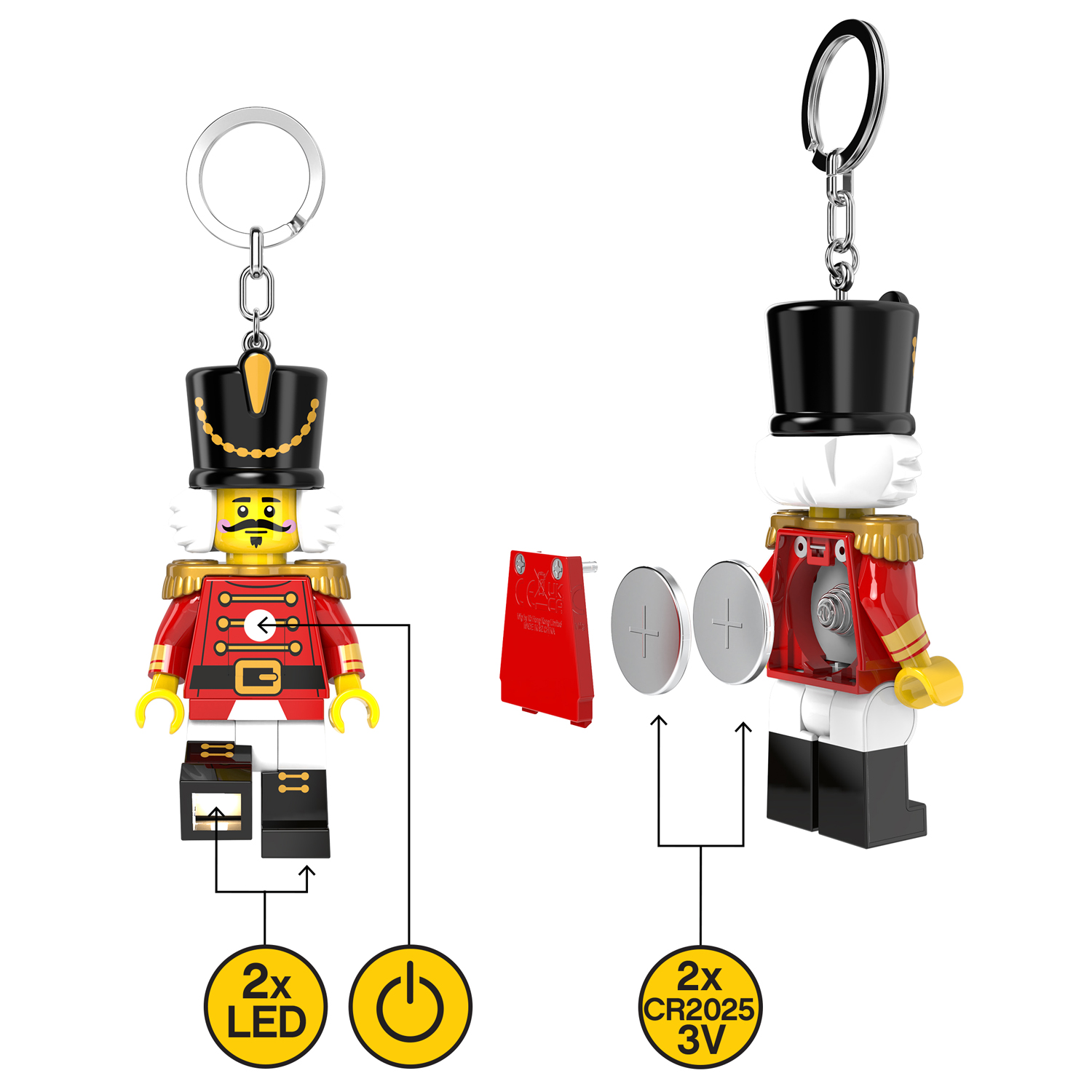 Брелок LEGO Minifigures - Щелкунчик 1 шт. - фото 8