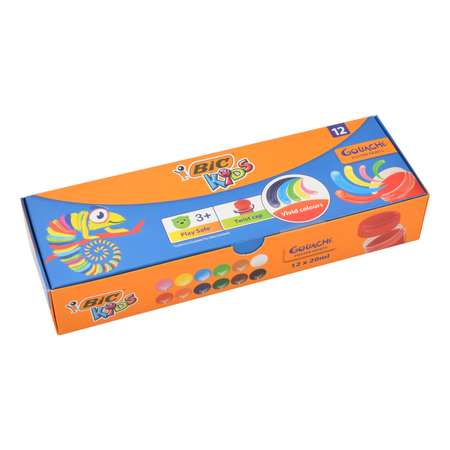 Краски гуашь BIC 12 цв.