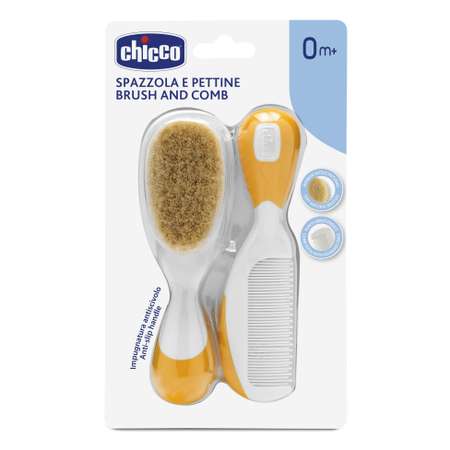 Расческа, щетка Chicco натуральная щетина